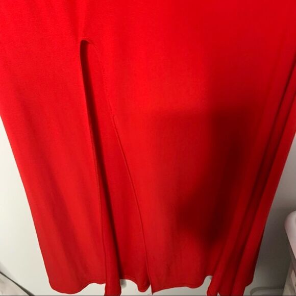 Red Lace Heart Formal Dress - Picture 2 of 6